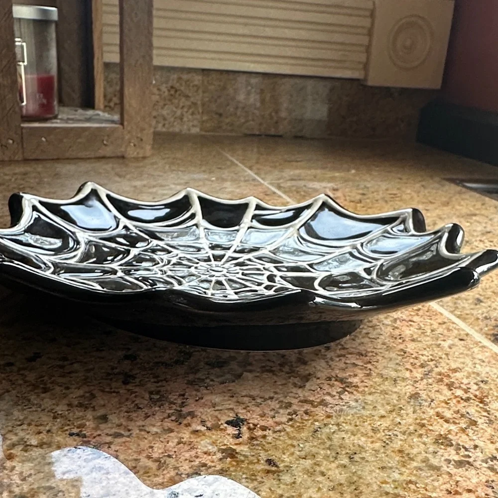 Target Black and White Spiderweb Dish